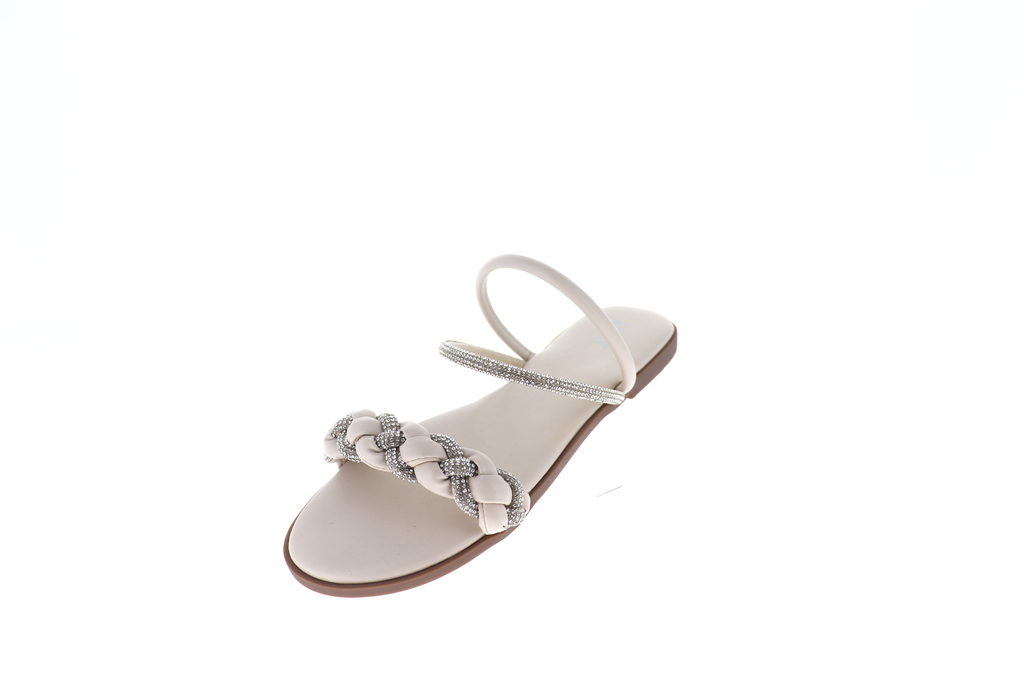 LT Crystal Braid Strap Sandal
