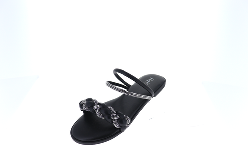 LT Crystal Braid Strap Sandal