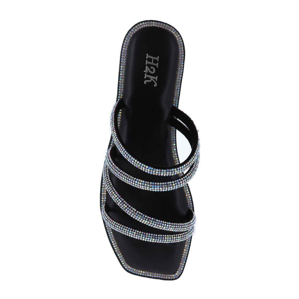 LT Crystal Wrap Strap Sandal